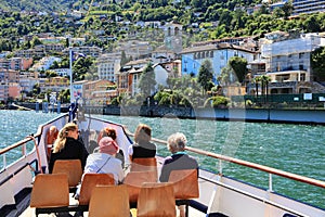 Brissago, Switzerland Ã¢â¬â JUNE 24, 2015: Passengers will enjoy t